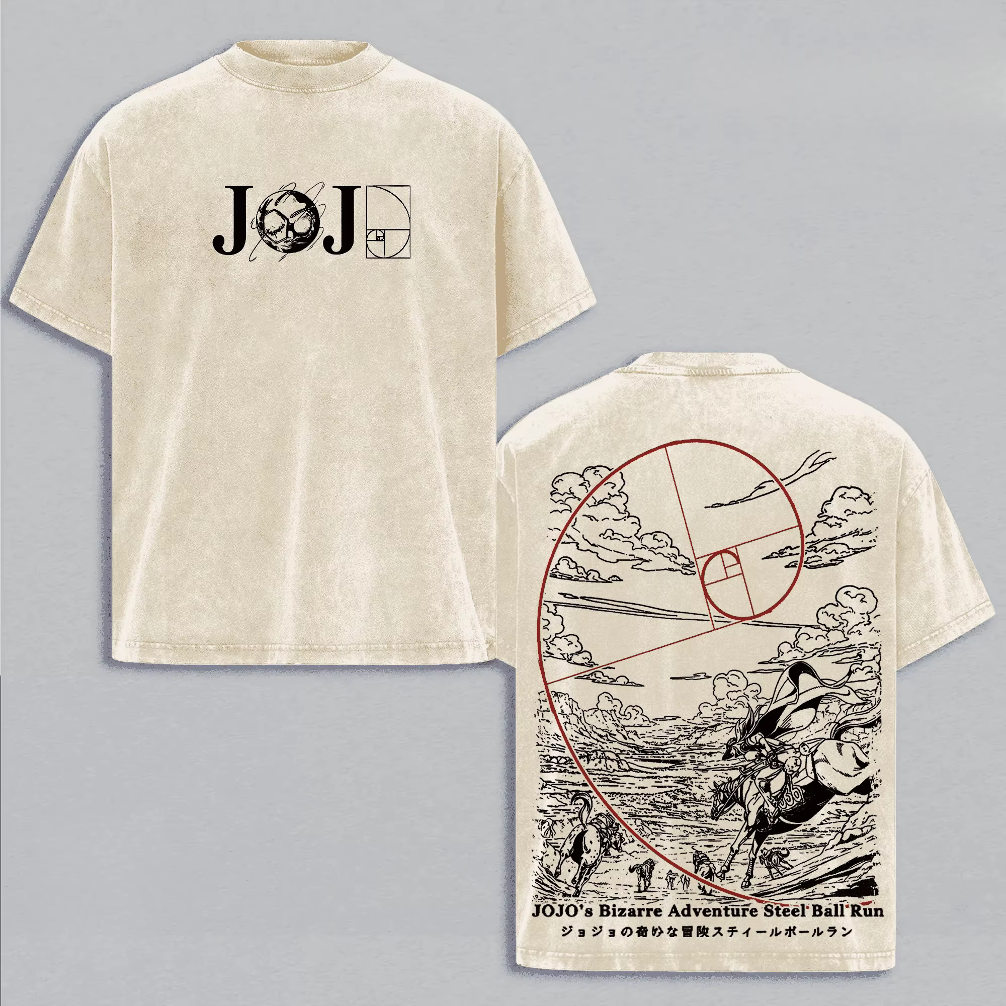 T-shirt Anime JoJo's Bizarre Adventure pour hommes, vêtements vintage Y2k, t-shirt surdimensionné la