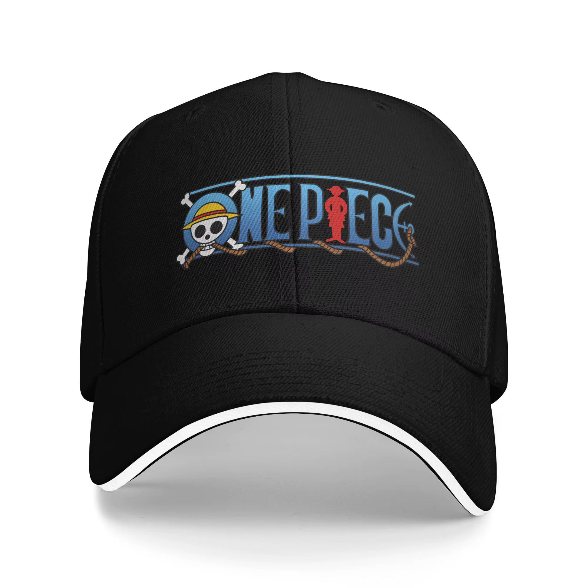 Casquette de Baseball une pièce Punk Anime pour femmes et hommes, chapeau de paille réglable, chapea