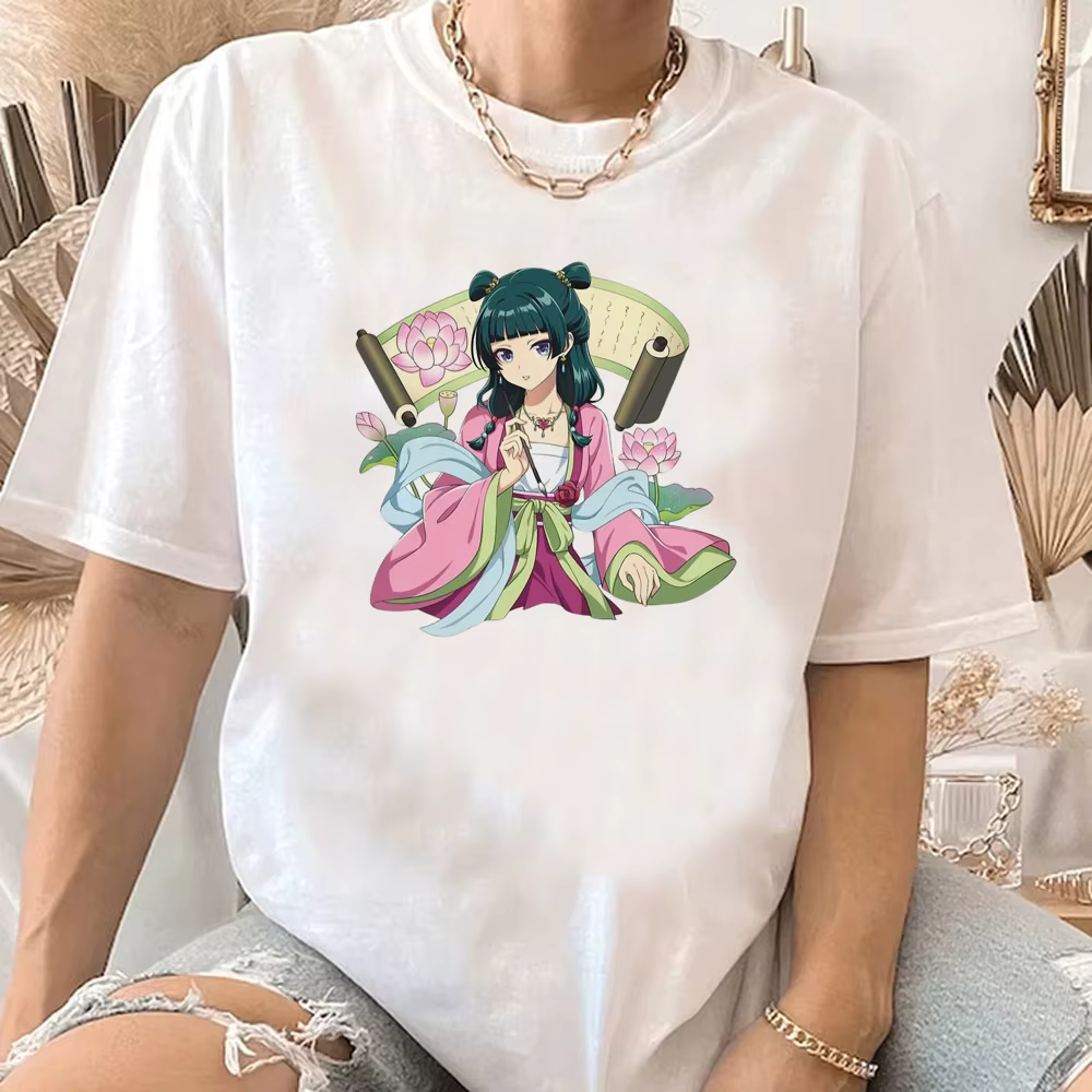 Maomao l'apothicaire journaux chemise femmes classique coloré coréen vêtements respirant chemise 200