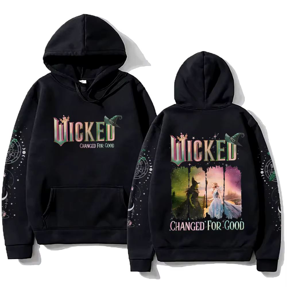 Wicked for Good film sweat à capuche graphique automne hiver polaire à manches longues pull femmes h