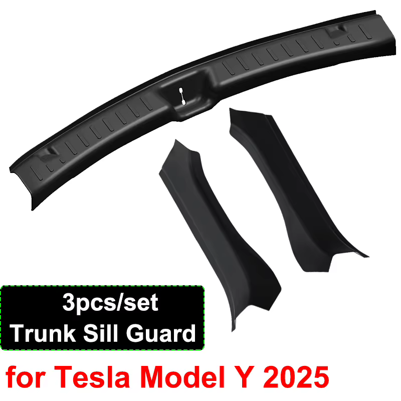 Pour nouveau modèle Tesla Y Juniper lancement 2025, seuil de coffre arrière, couvercle de protection