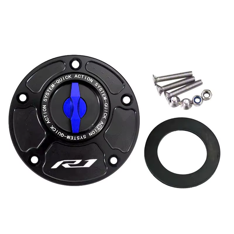 Bouchon de réservoir de carburant pour moto, accessoires en aluminium CNC pour YAMAHA R1 R1M YZF R1 