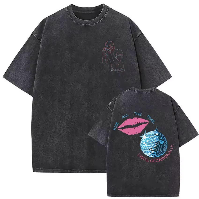 T-shirt vintage délavé Harry Styles Together Tour 2026 pour hommes et femmes, mode pop musicale, t-s