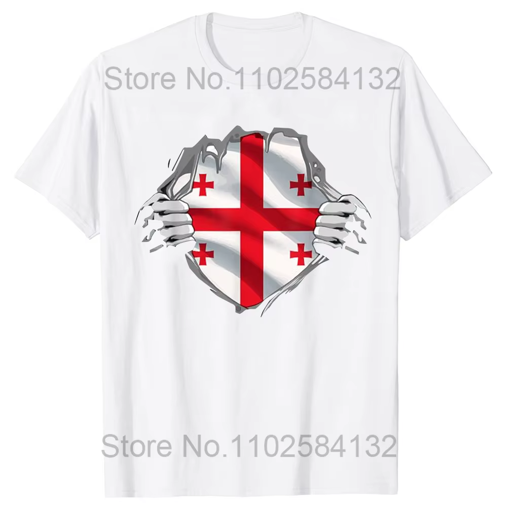 FucMap and Feel Souvenir DistMurcia Georgia T-Shirt pour hommes et femmes, Économie unisexes, Style 