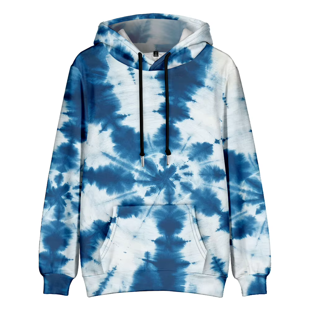 Sweat à capuche Tie Dye pour hommes, avec éclaboussures colorées et graphiques d'oeil, pull Streetwe