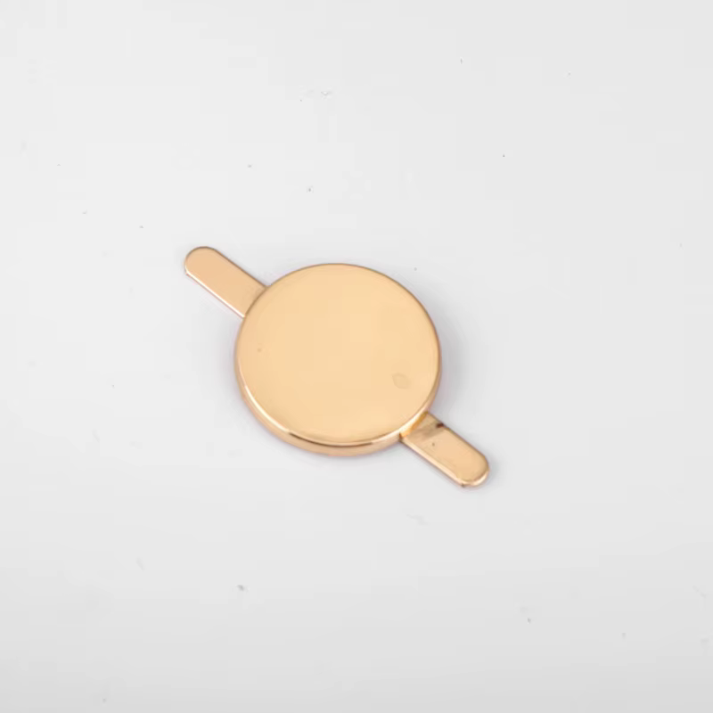 Étiquettes métalliques pour vêtements, 10 pièces, 25x25mm, pour sac à vêtements, sac à main, fermoir