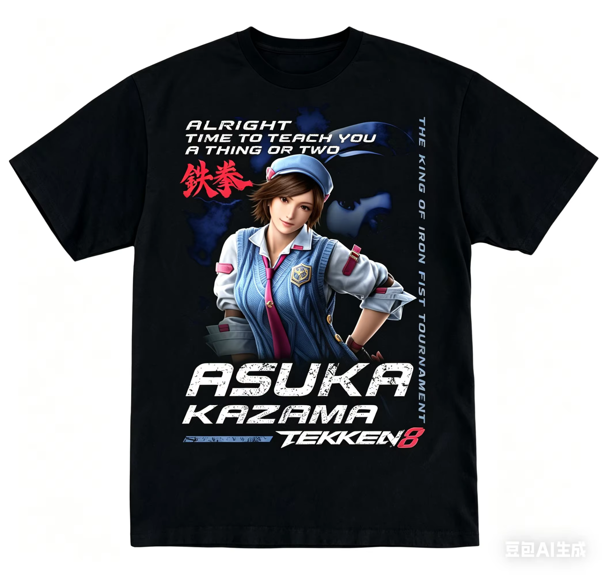 T-shirt Tekken pour amoureux de l'anime, vêtements de personnalité toute l'année, vêtements grande t
