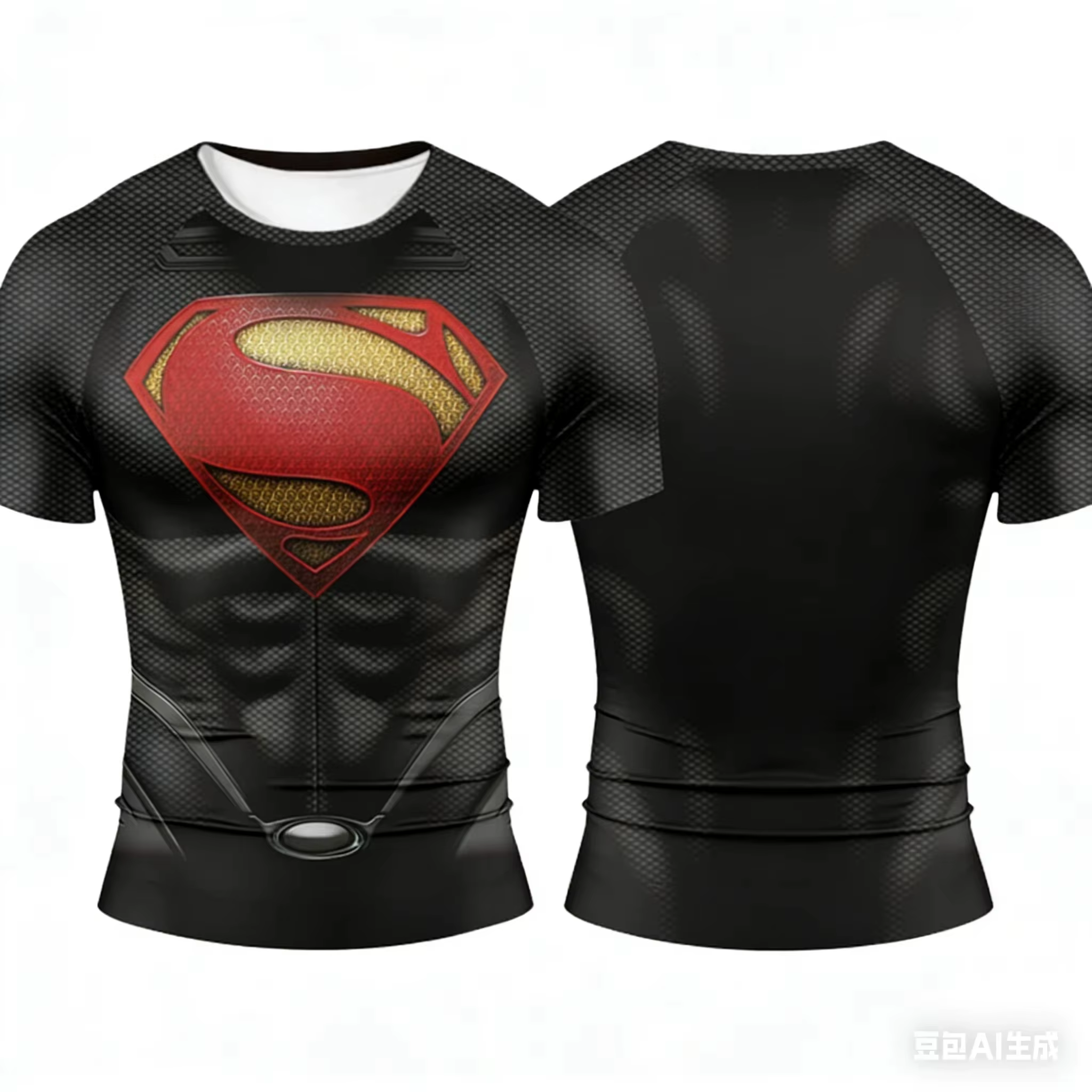 T-shirt ajusté à séchage rapide Superman 2026 – Style Fitness, Boxe, Combat – Unisexe, Mode Décontra