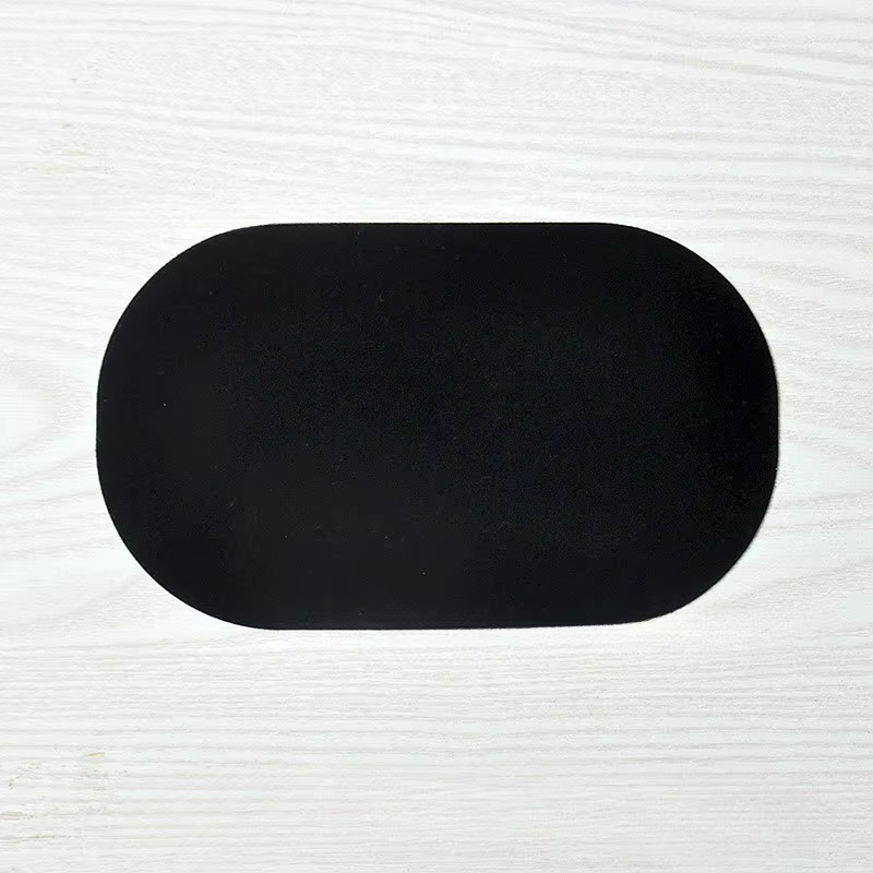 Kit de patchs de réparation ovales en velours pour vêtements, patchs de coude et de genou, pull, pan