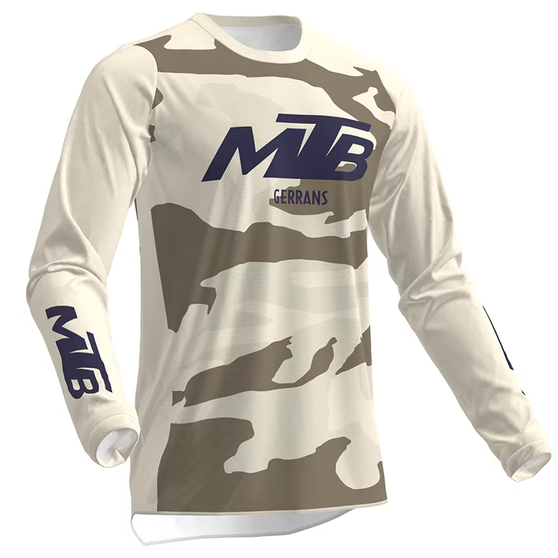 2024 Chemise de motocross à manches longues pour hommes Maillot de descente T-shirt de course de vél
