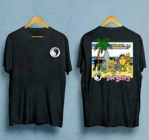 T-shirt vintage 80S T&C Town & Country Surf Designs, Hawaii Skate, 1986