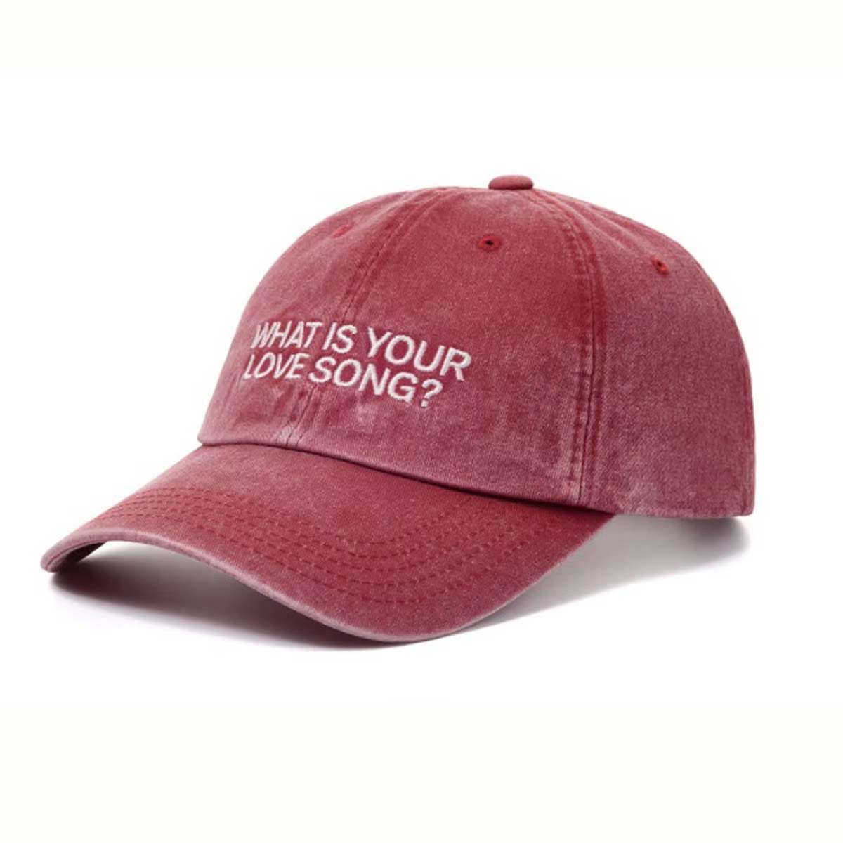 Casquette de baseball en coton délavé, 2 styles, très tendance, avec imprimé et effet vieilli, casqu