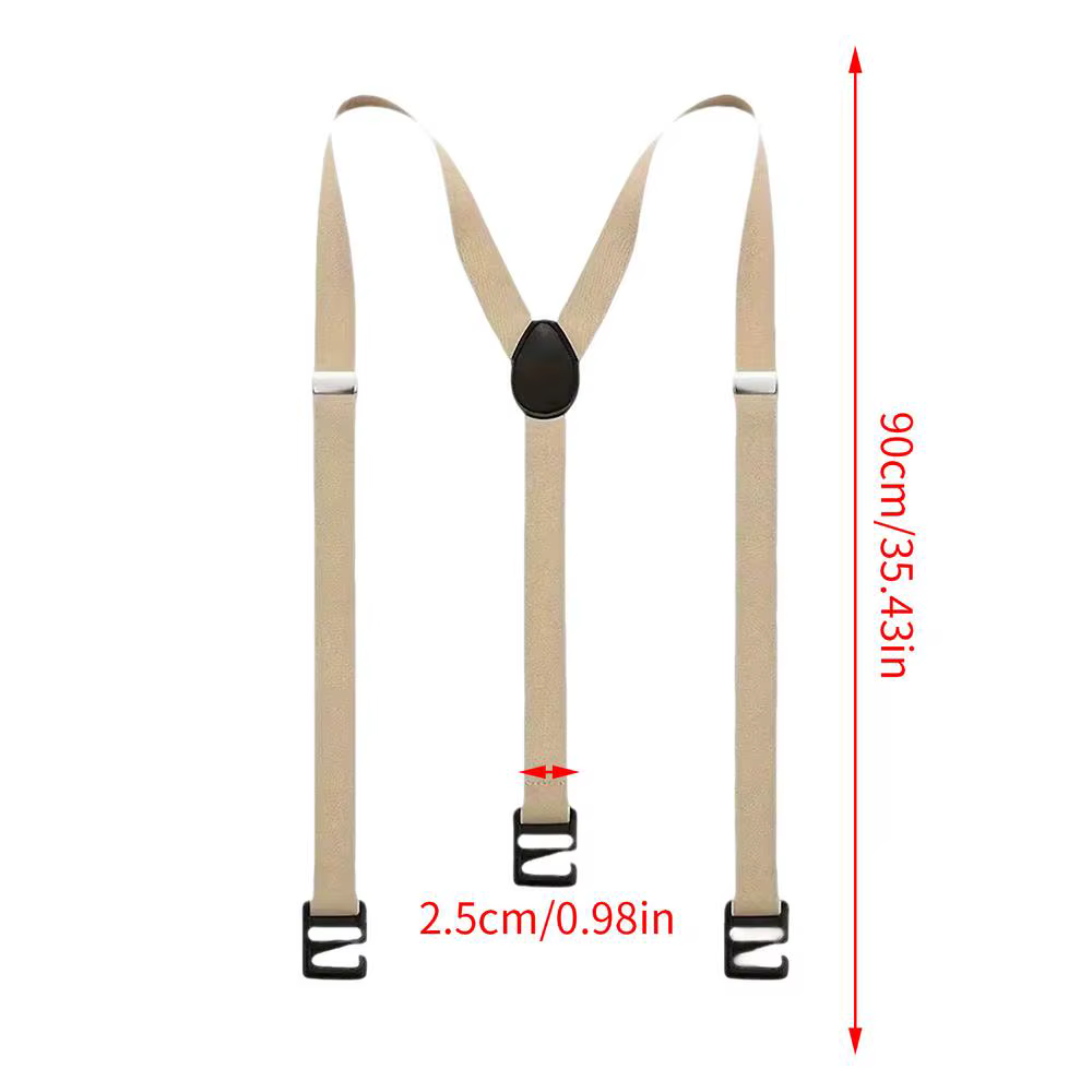 Bretelles pour hommes, bretelles invisibles à clipser, ceinture élastique sous les vêtements, bretel