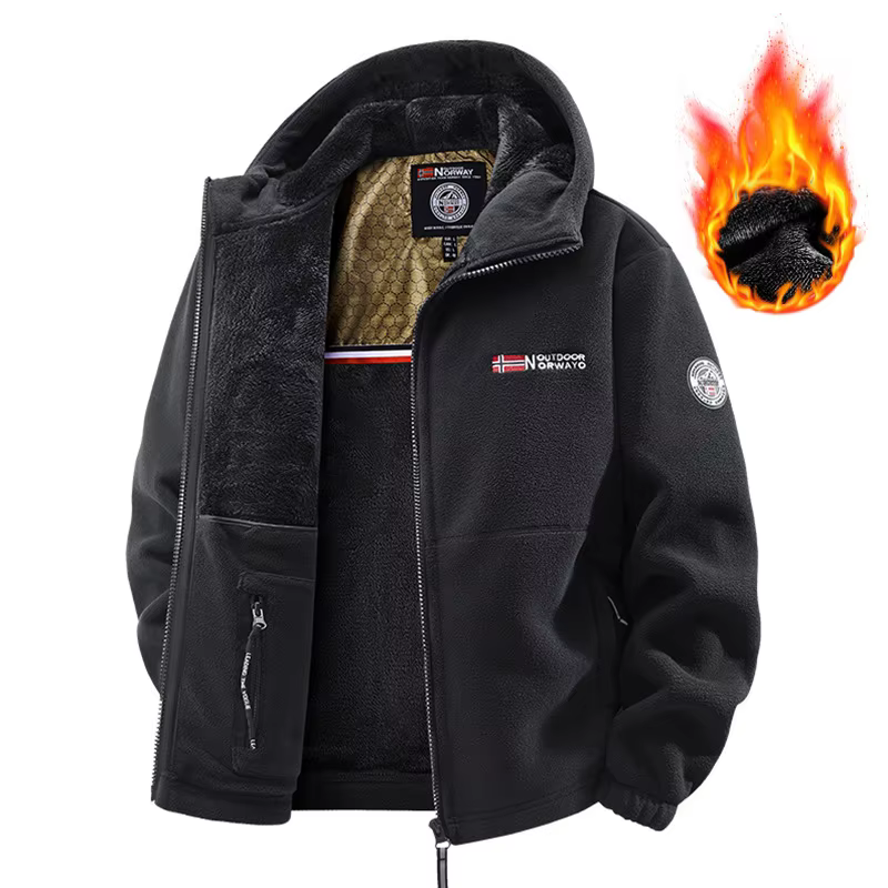 Veste d'hiver épaisse grande taille pour hommes, vêtements pour papa d'âge moyen et âgé, manteau de 
