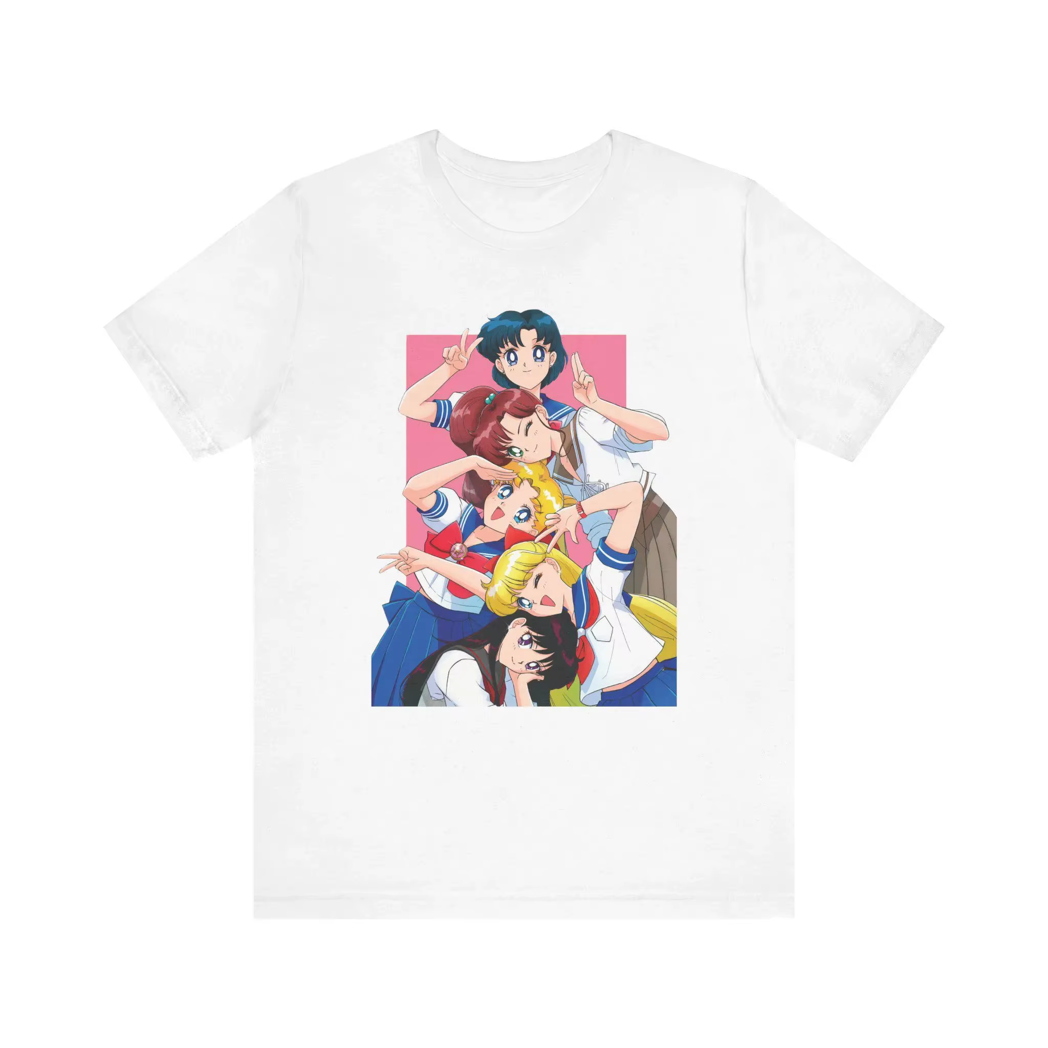 T-shirt Sailor Moon relaxant et confortable, en coton, pour hommes et femmes, nouvelle collection ét
