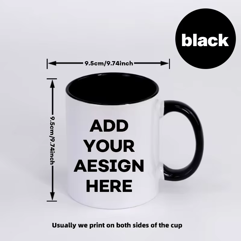 Tasse à café personnalisée de 11 oz - Photos de couple familial avec texte personnalisé, tasse à thé