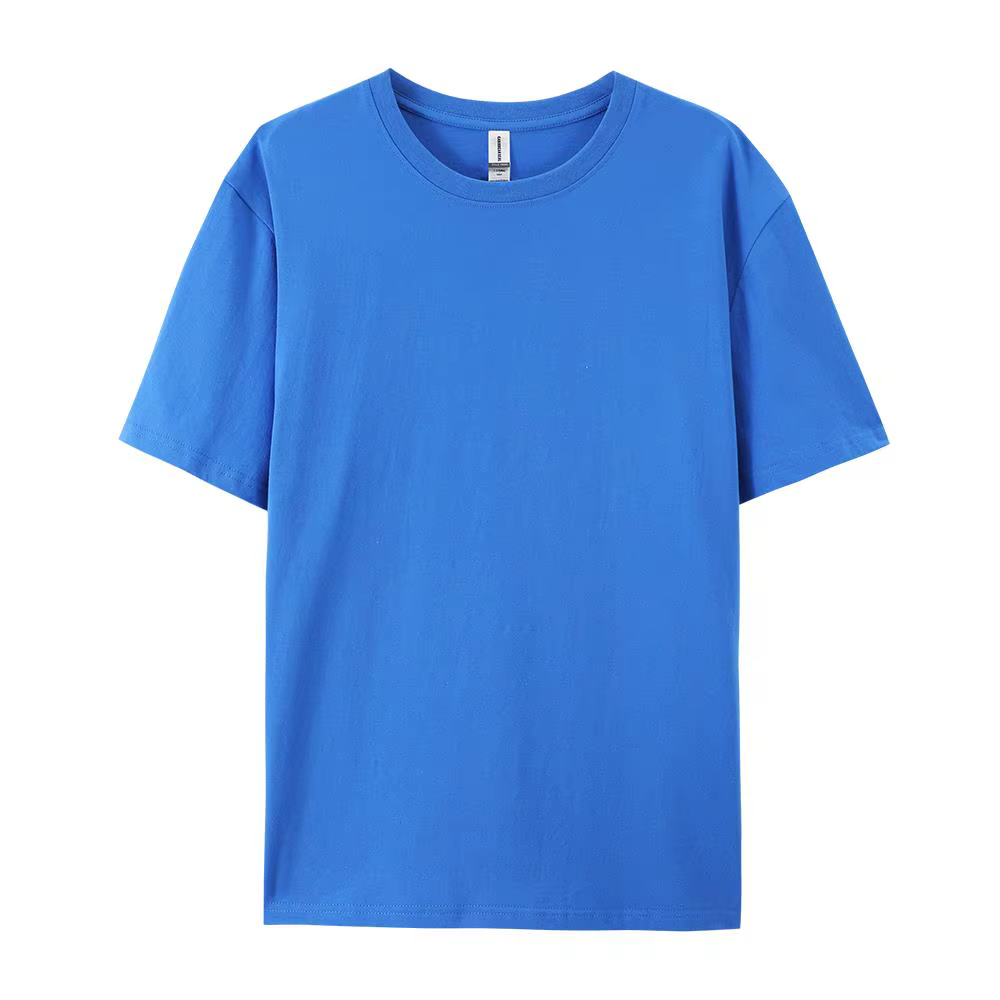 T-shirt pour homme de haute qualité, 100% coton, t-shirt pour homme et femme, couleur unie, vêtement