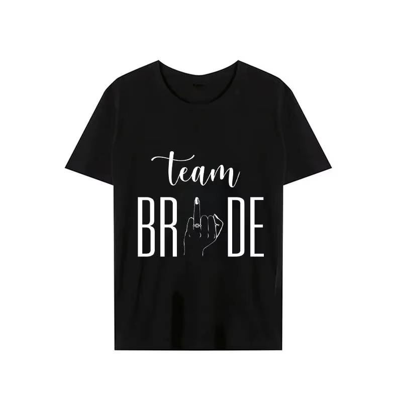 T-shirts Y2K tendance pour future mariée, enterrement de vie de jeune fille, avec motif bague de mar