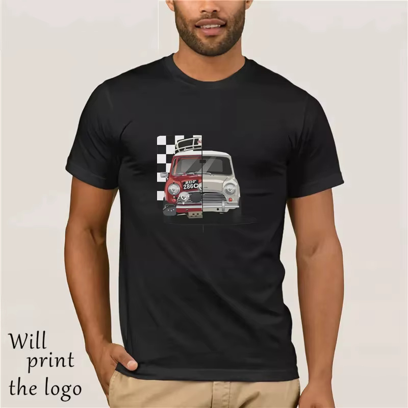 T-Shirt imprimé décontracté pour hommes, 100% coton, populaire, Mini Rallycar, Mini Cooper, classiqu