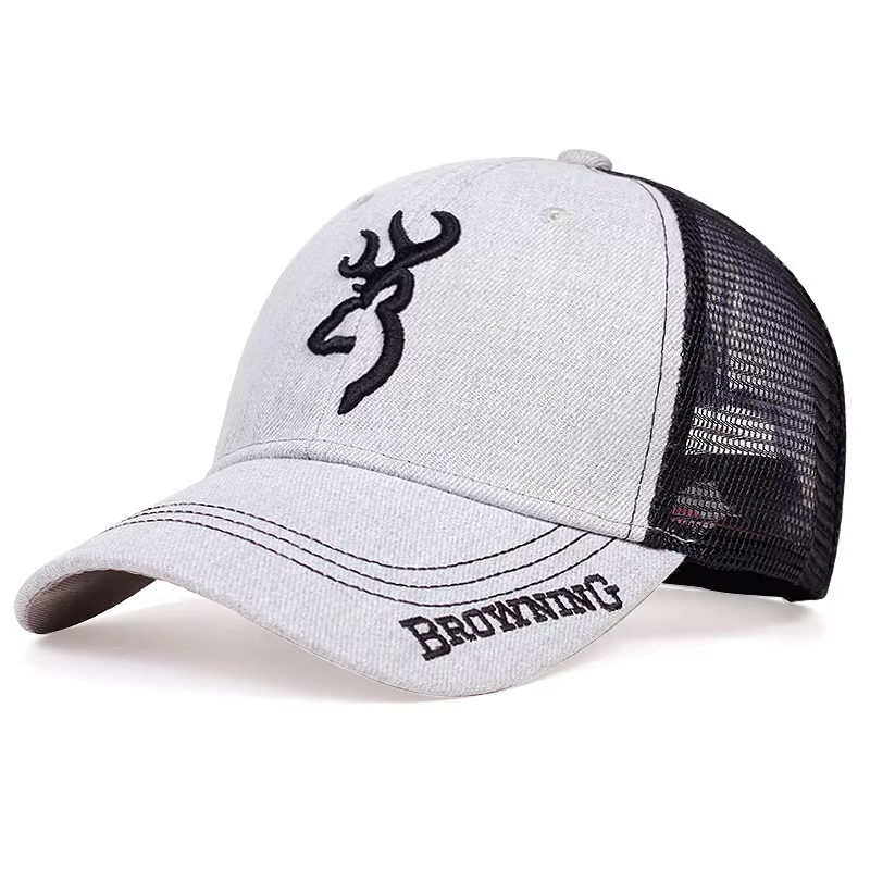 Casquette de baseball brodée motif totem, casquette en maille respirante de haute qualité pour l'ext