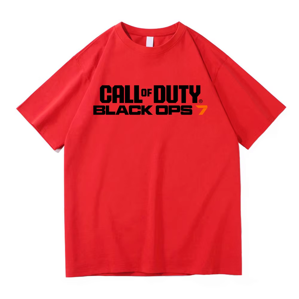 Call of Duty 7 T-Shirt mode chaude hommes/femmes Harajuku esthétique Vintage T-Shirt de haute qualit