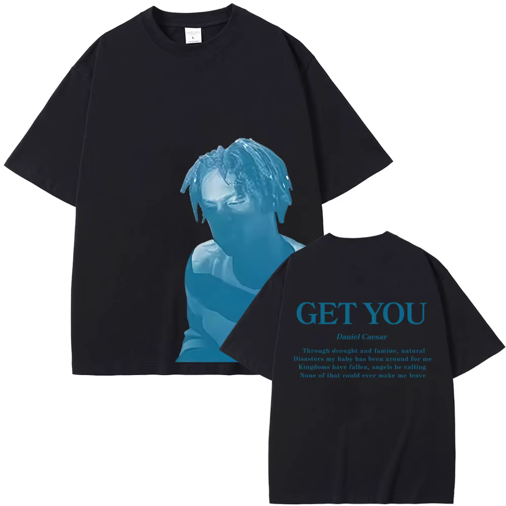 T-shirt Rapper Daniel Caesar Get You pour hommes et femmes, mode Hip Hop, musique Pop, T-shirts en c
