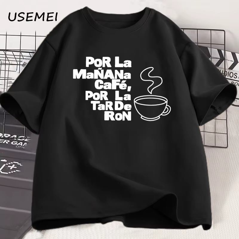 Bad Bunny nouvel Album T-shirt hommes femmes Debi Tirar Tus Fotos T-shirt coton à manches courtes T-