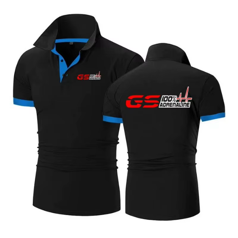 GS 100% Adrenaline Hurrad Biker Fan Polo à manches courtes Tee Shirts GS1200 F1 M3 figuré M5 M6 X5 X