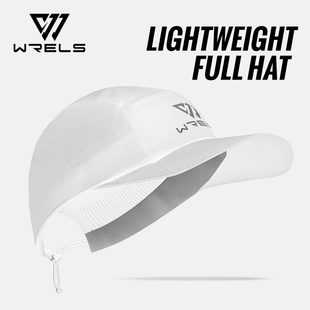 WRELS Casquette de course Casquette de tennis légère à bord en maille Chapeau de protection solaire 
