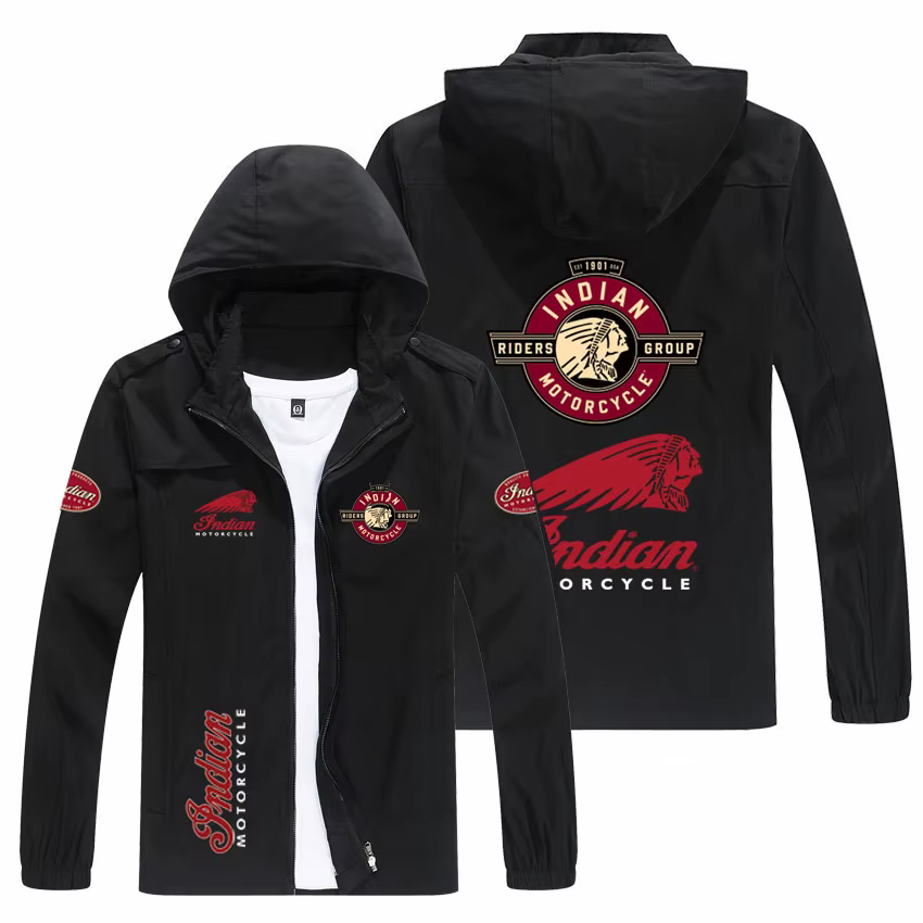 Veste pour hommes avec capuche, coupe-vent, Parka, manteau de sport, course du matin, cyclisme, cour