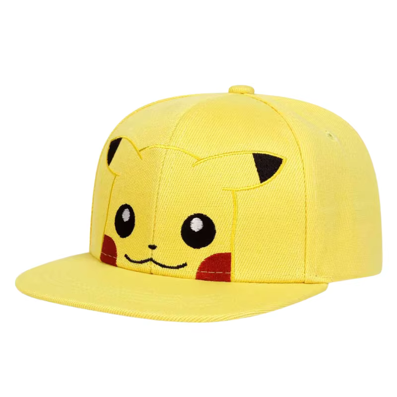 Nouveau Pokemon écureuil Pikachu Bulbasaur Charmander ‌   Casquette de Baseball brodée, mignon Anime