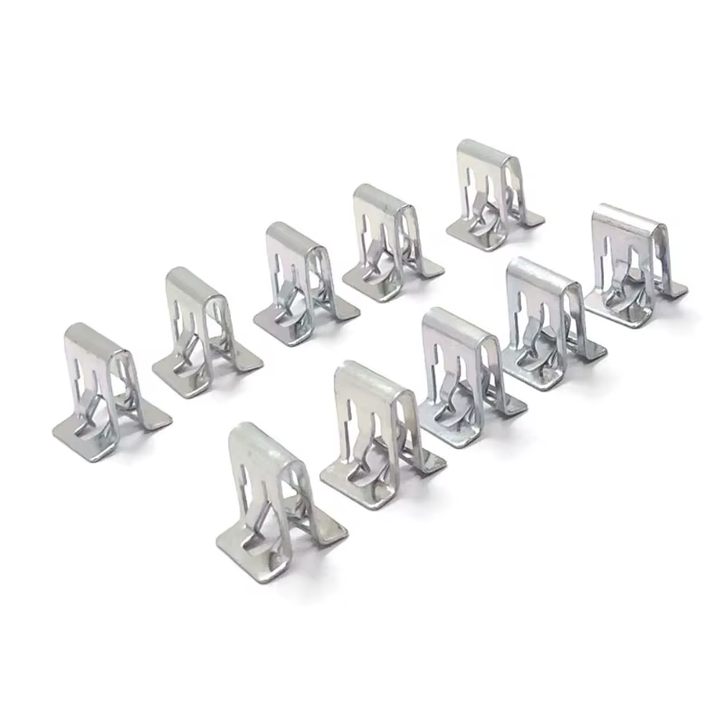 Clips de fixation métalliques à usage général, boucles en fer pour seuil de porte, clips audio pour 