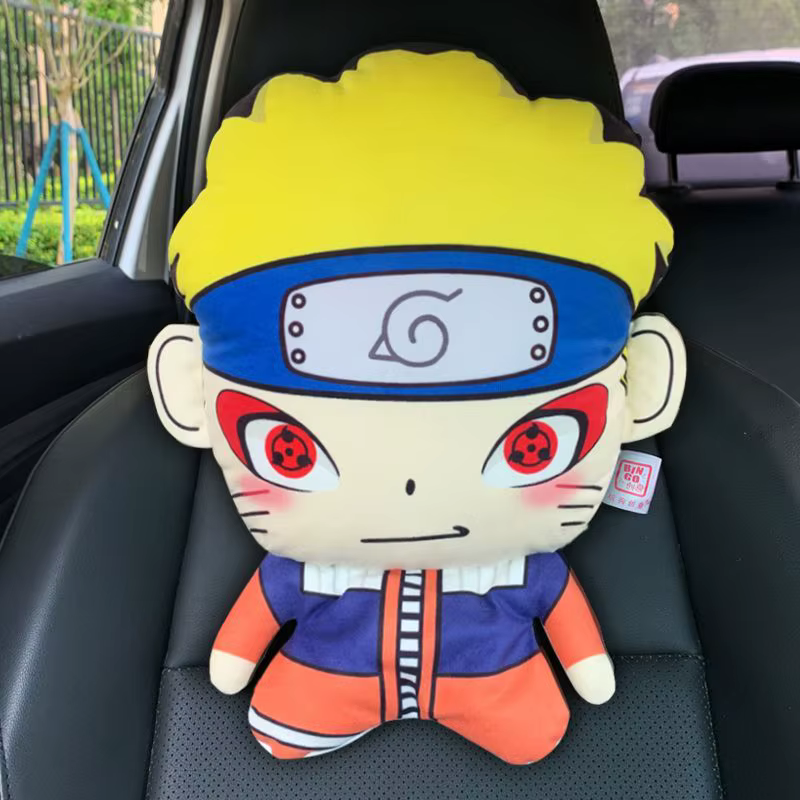 Appui-tête de voiture Naruto, oreillers de cou de voiture, oreillers de siège Anti-Fatigue, dessin a