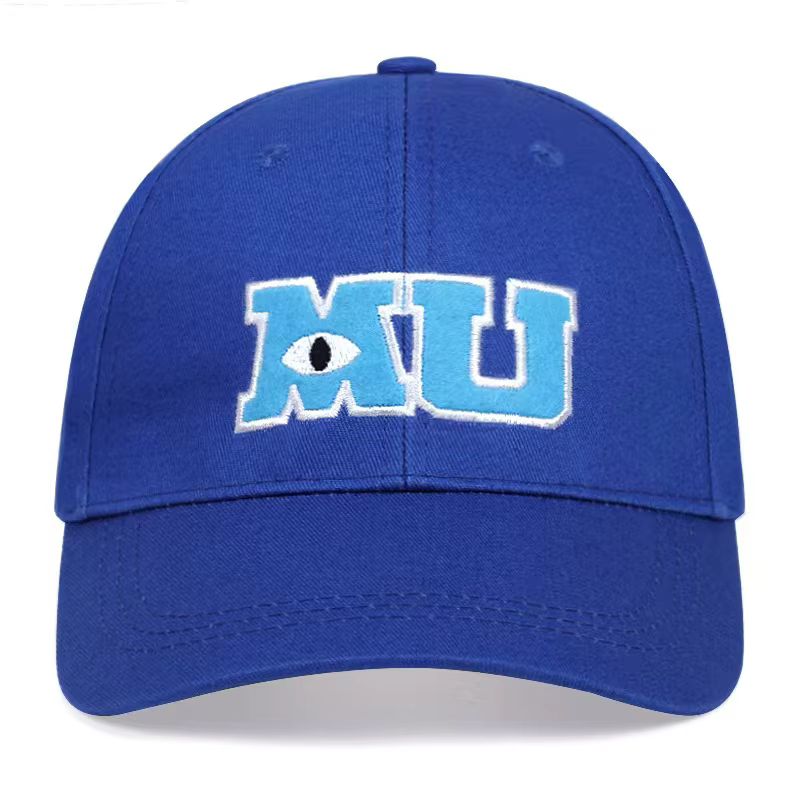 Casquette de Baseball brodée avec lettres Mike Wazowski MU de l'université des monstres, chapeau à r