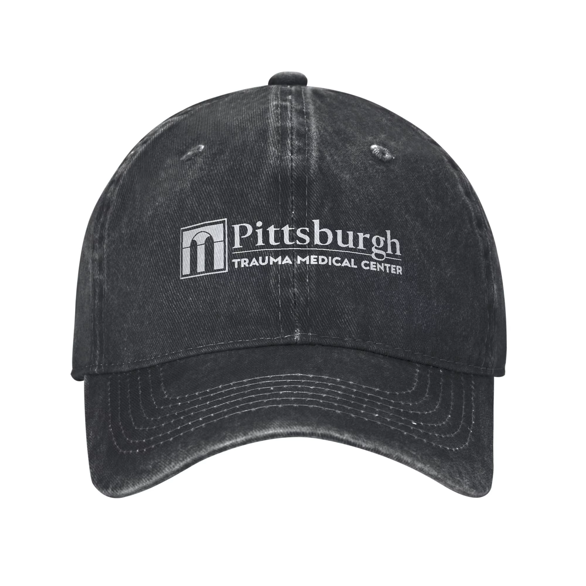 Casquette de baseball unisexe inspirée de la série télévisée The Pitt PTMC, en jean vieilli, style v
