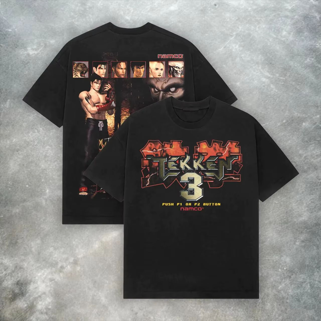T-shirt Tekken 3 pour hommes, chemise de jeu d'anime en coton, t-shirt à manches courtes pour femmes