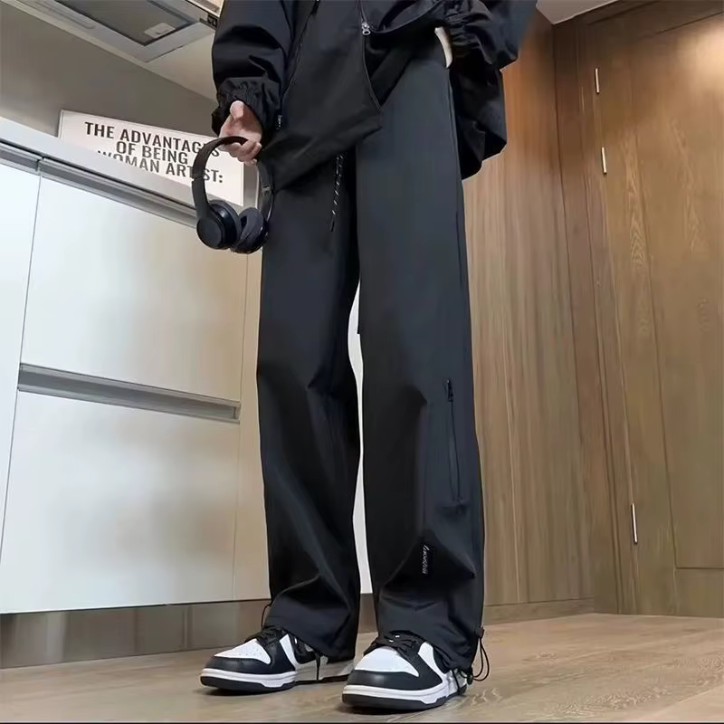 Pantalon Cargo imperméable pour hommes, coupe ample, vêtements de printemps, tendance, Style de rue,