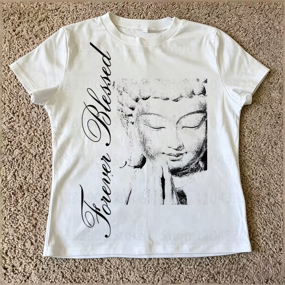 Vêtements pour femmes, style Y2k, imprimés punk, t-shirts sexy pour femmes, t-shirts vintage E-girl,