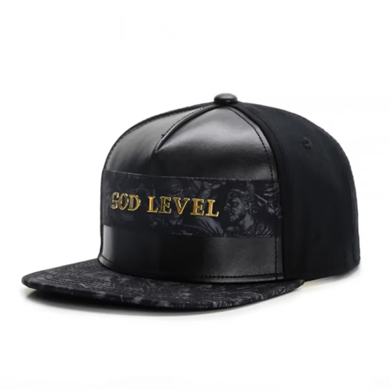 Casquette de Baseball en cuir de marque de luxe pour hommes femmes HipHop Knight Snapback chapeau Kp