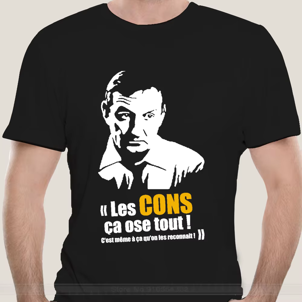 T-Shirt en coton pour homme, haut à la mode, de marque, Les Cons, Tout Les tons