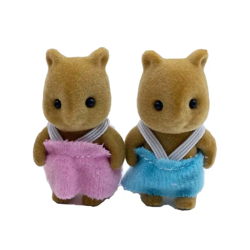 Famille d'animaux de la forêt 1_12 Accessoires pour maison de poupée Mini_yythk