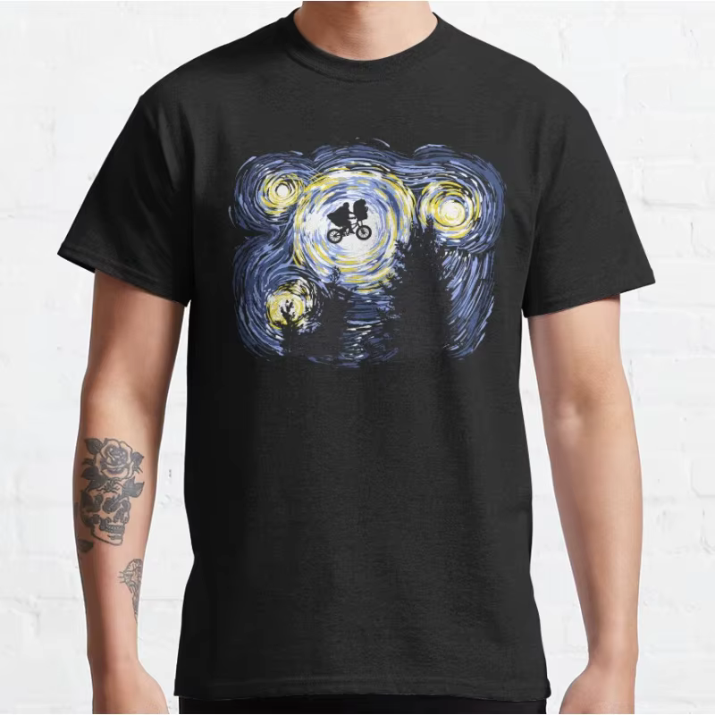 Extraterrestre étoilé Le film d'horreur extra terrestre des années 80 Alien E.T. Sci fi T-shirt à ma