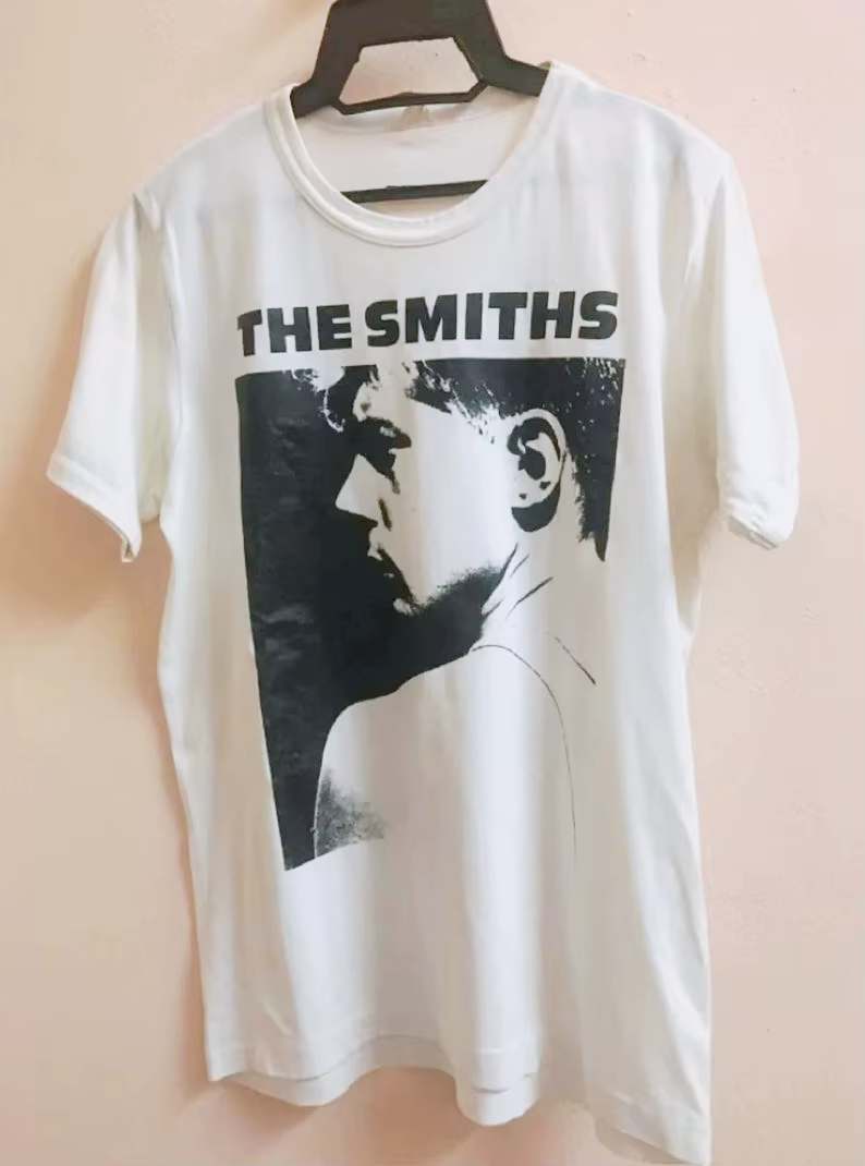 Vintage The Smiths Meat Is Murder imprimé manches courtes coton T-shirt cadeau pour hommes femmes un