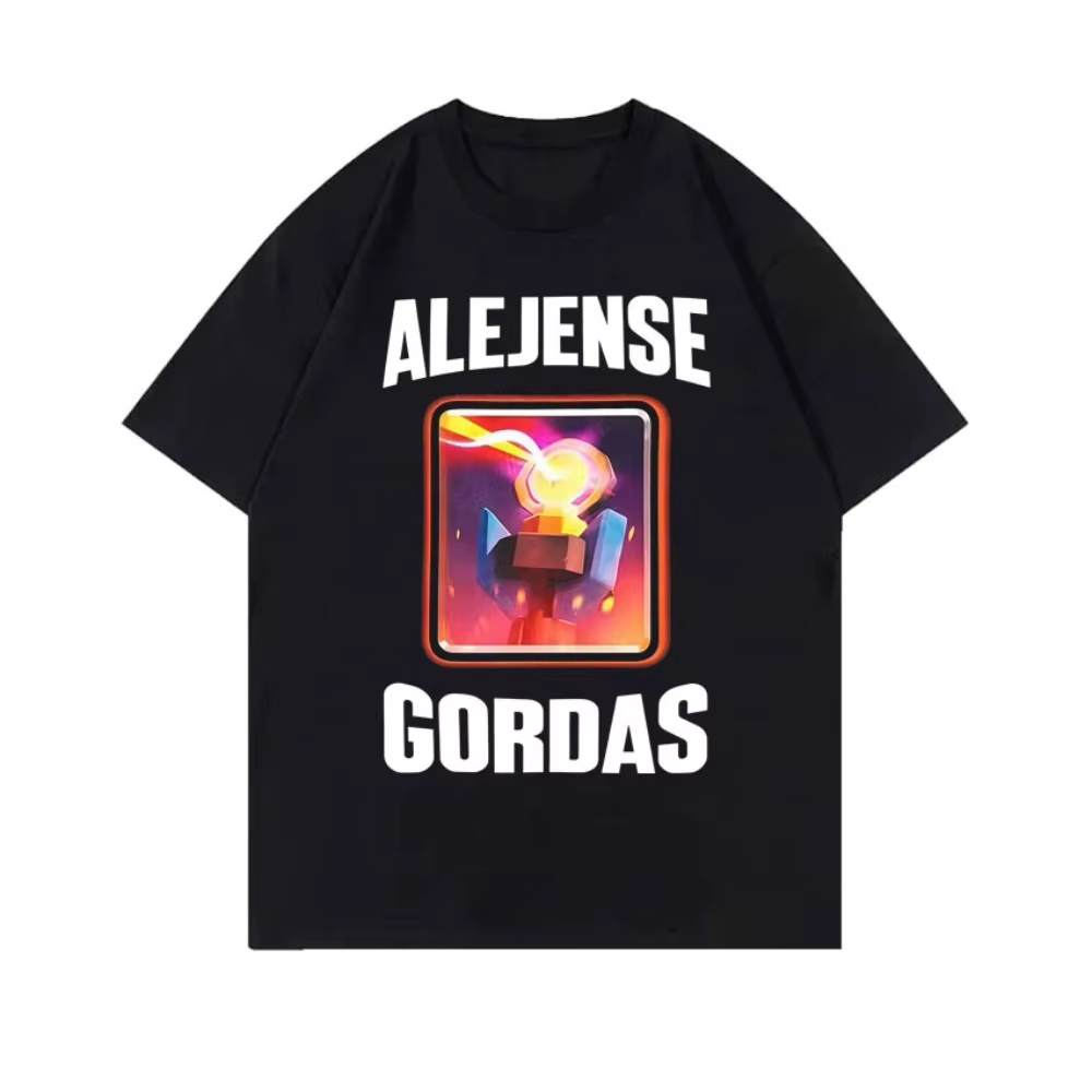 T-shirt Alejense Gordas MemeT, un cadeau humoristique pour hommes et femmes, un t-shirt décontracté 