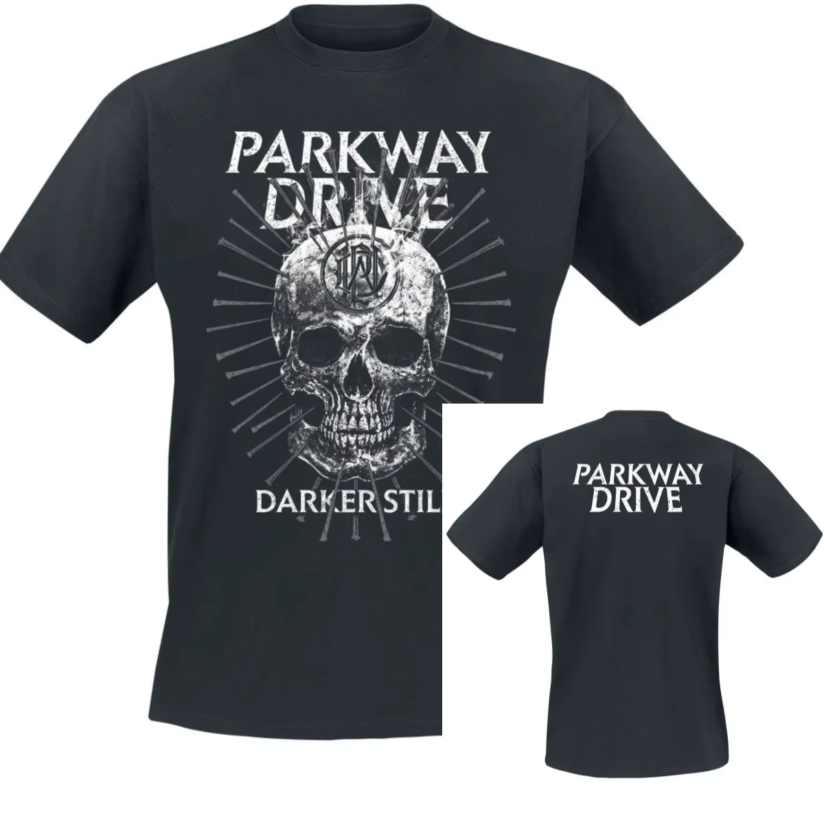 T-Shirt Smoke Skull Parkway Drive pour hommes et femmes, Vintage, groupe de rock métallique, graphiq