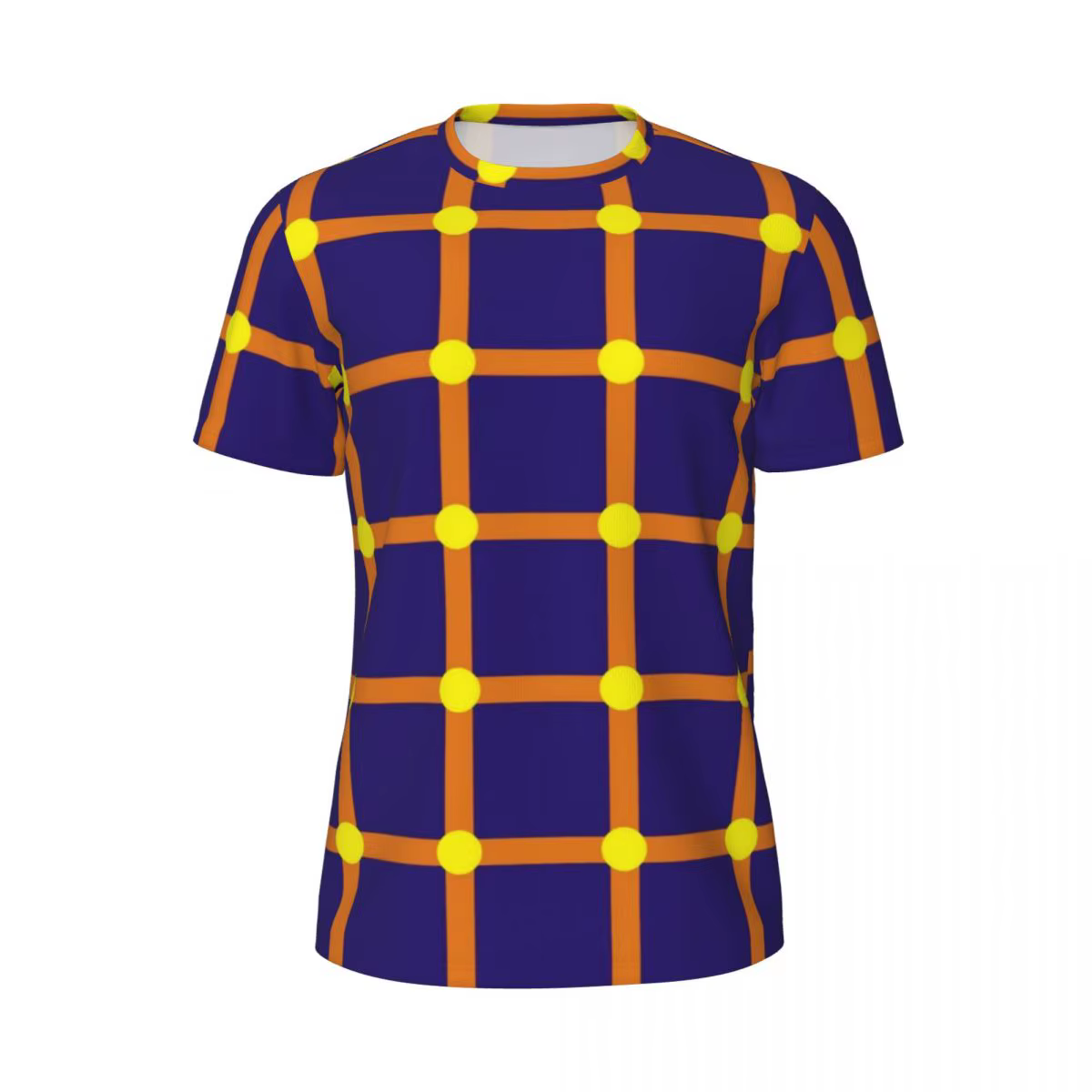 T-shirt de sport à motif nordique pour hommes, Streetwear à la mode, avec points mobiles imprimés, v