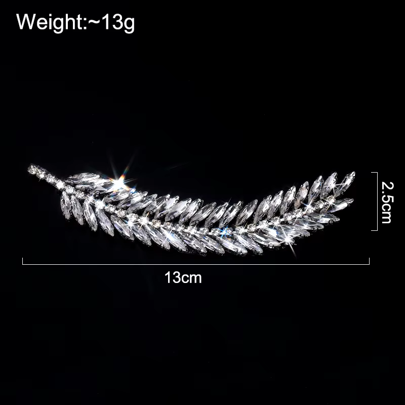 QIAO 2 pièces/ensemble cristal clair AB strass ornement fer sur diamant strass pour vêtements sacs à