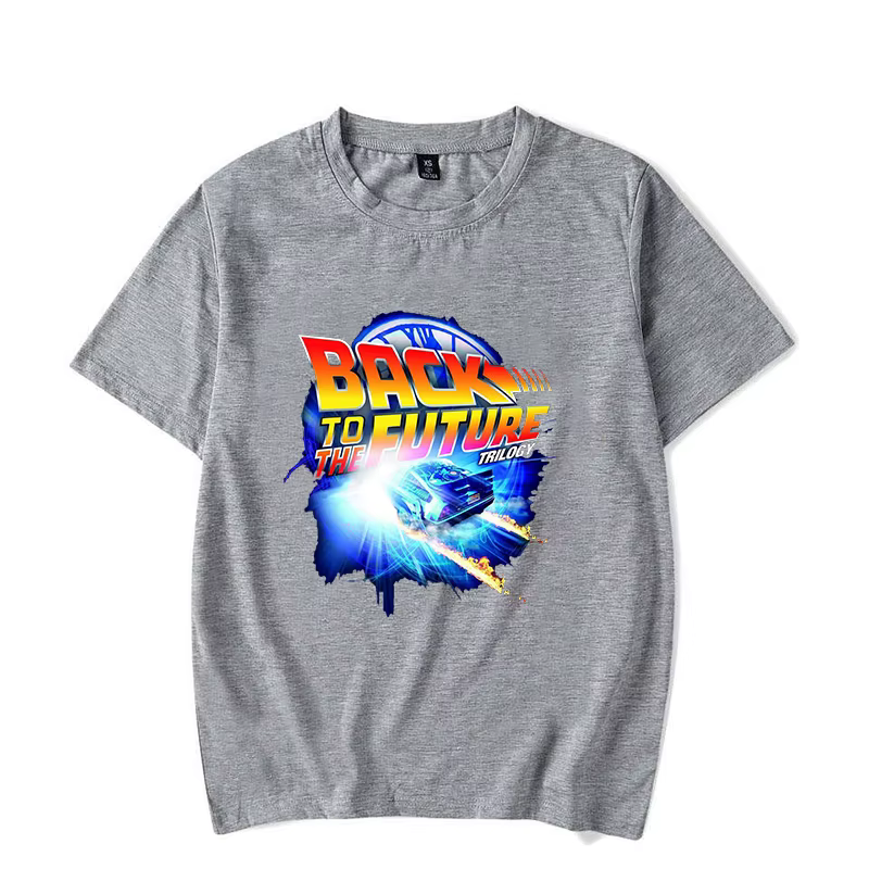 Chaud retour vers le futur T-shirt hommes/femmes T-shirt drôle décontracté Cool Streetwear mode T-sh