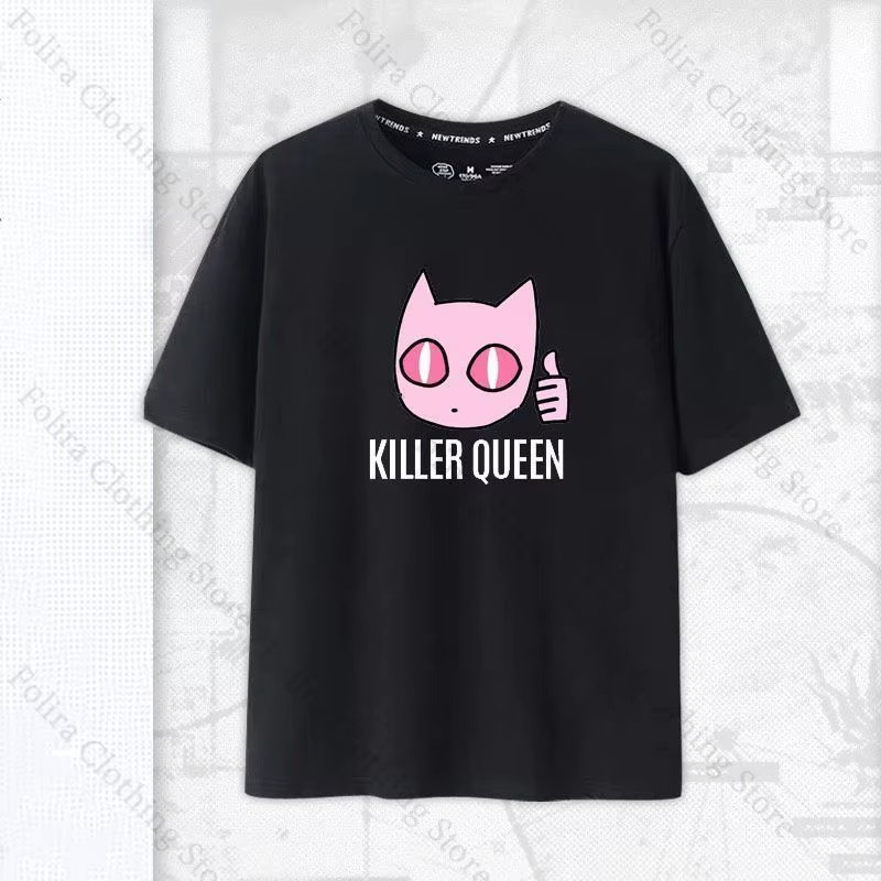 JOJO partie 4 tueur reine Kawaii imprimé T-shirt été hauts à manches courtes T-shirt vêtements quoti