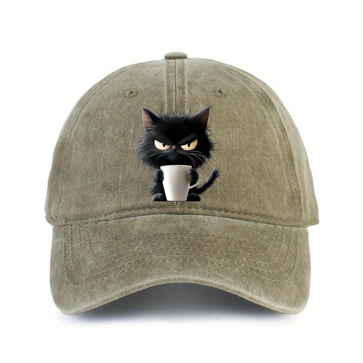 La casquette de baseball imprimée chat mignon est un incontournable pour les loisirs quotidiens, les
